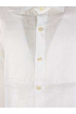 White linen shirt 120% LINO | 33AL2M19O5000G439718101